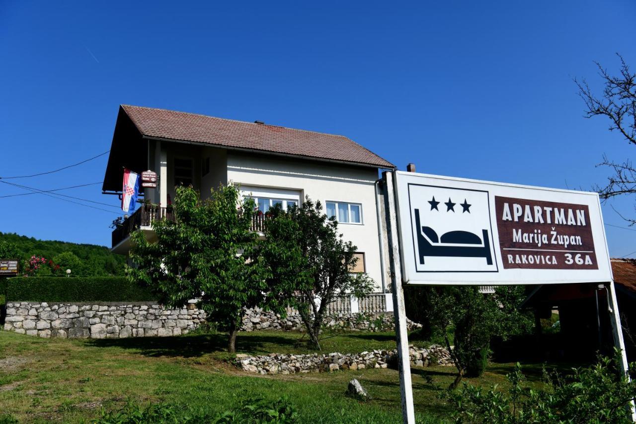 Apartment Marija Zupan Rakovica Exterior foto